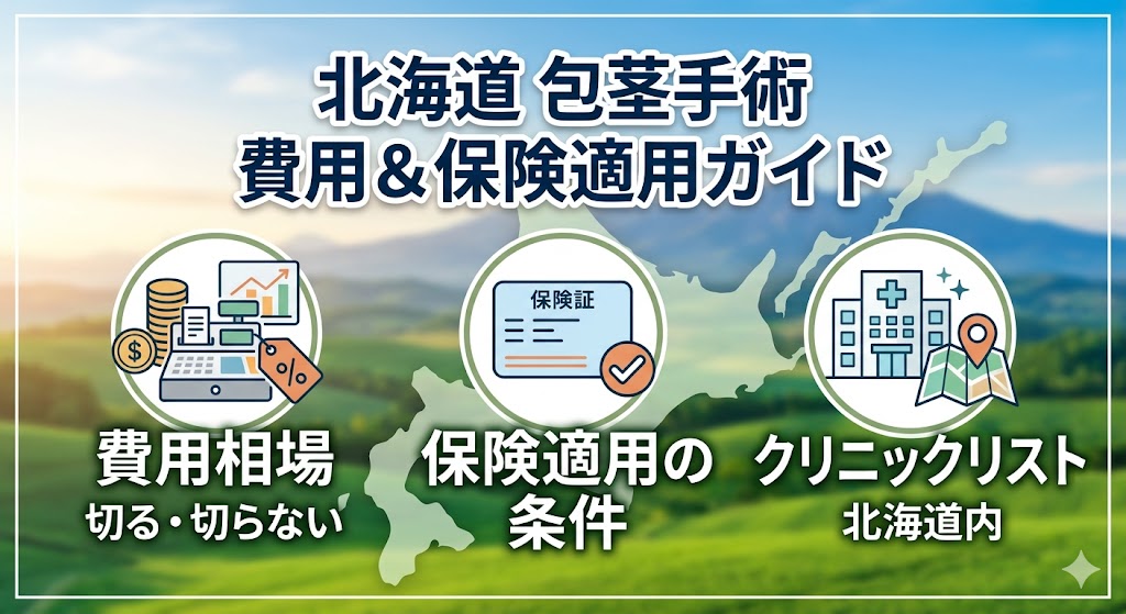 北海道の包茎手術の費用相場と保険適用の条件