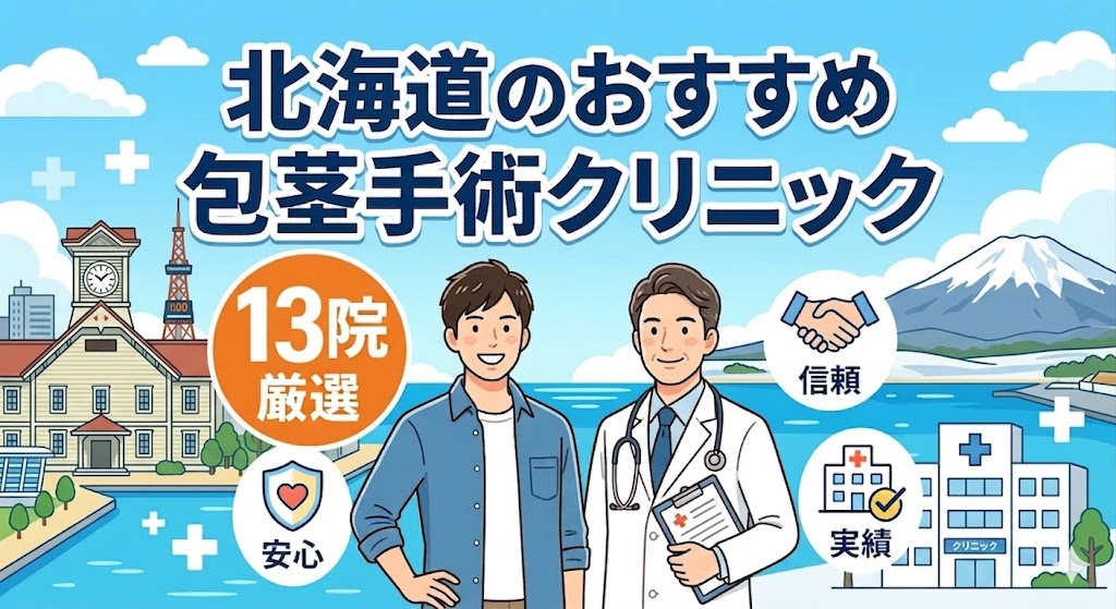 北海道のおすすめ包茎手術クリニック13院