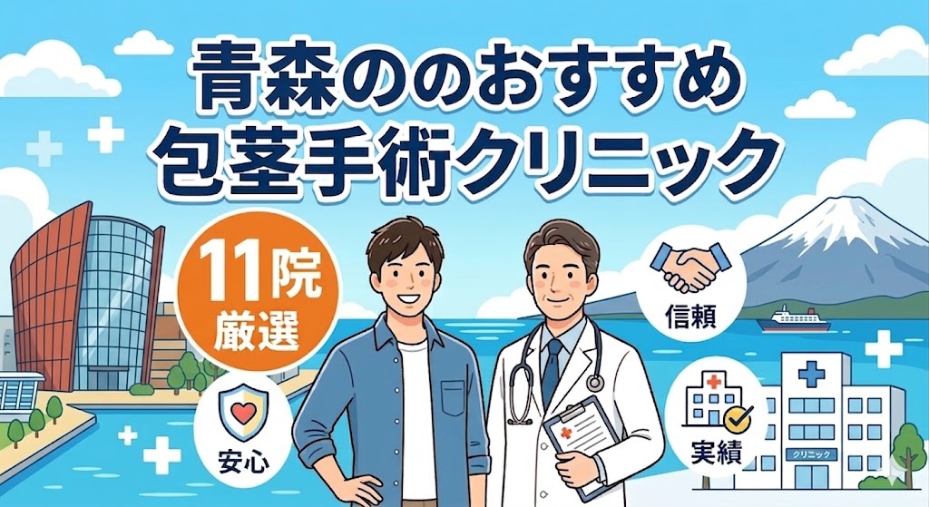 青森のおすすめ包茎手術クリニック11院