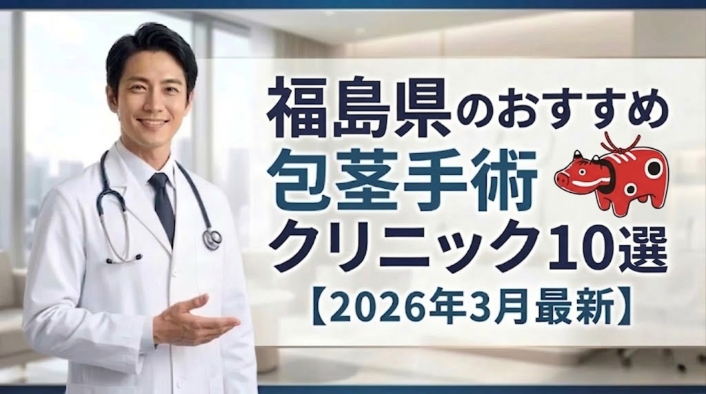 福島県のおすすめ包茎手術クリニック＆病院10選【2026年3月最新】