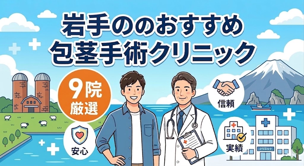 岩手のおすすめ包茎手術クリニック9院