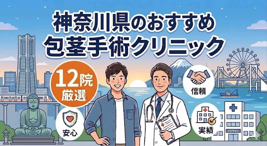 神奈川県のおすすめ包茎手術クリニック12院