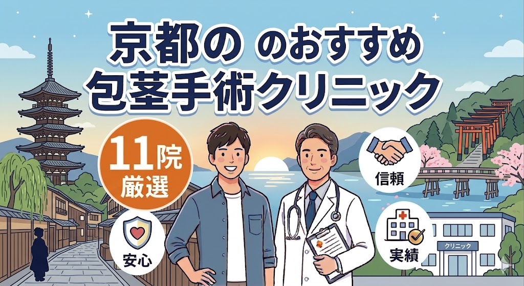 京都府のおすすめ包茎手術クリニック11院