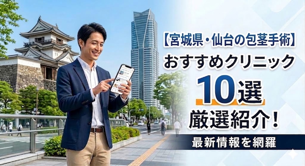 宮城県・仙台のおすすめ包茎手術クリニック10院