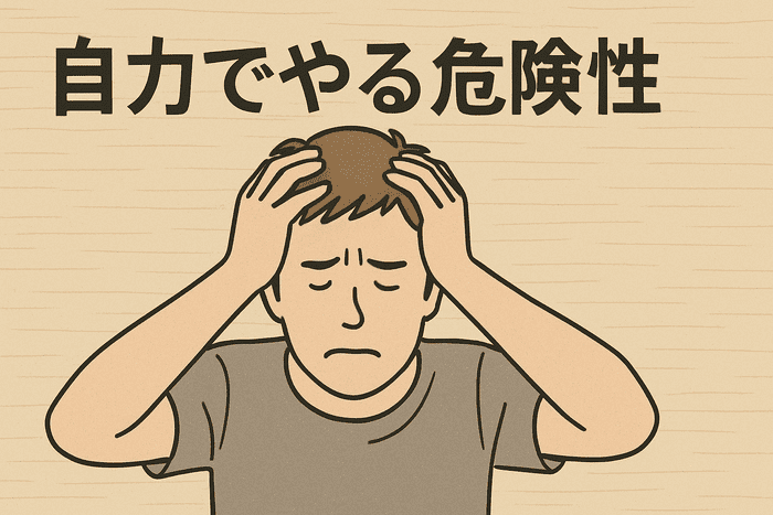 自力で包皮癒着を剥がす危険性