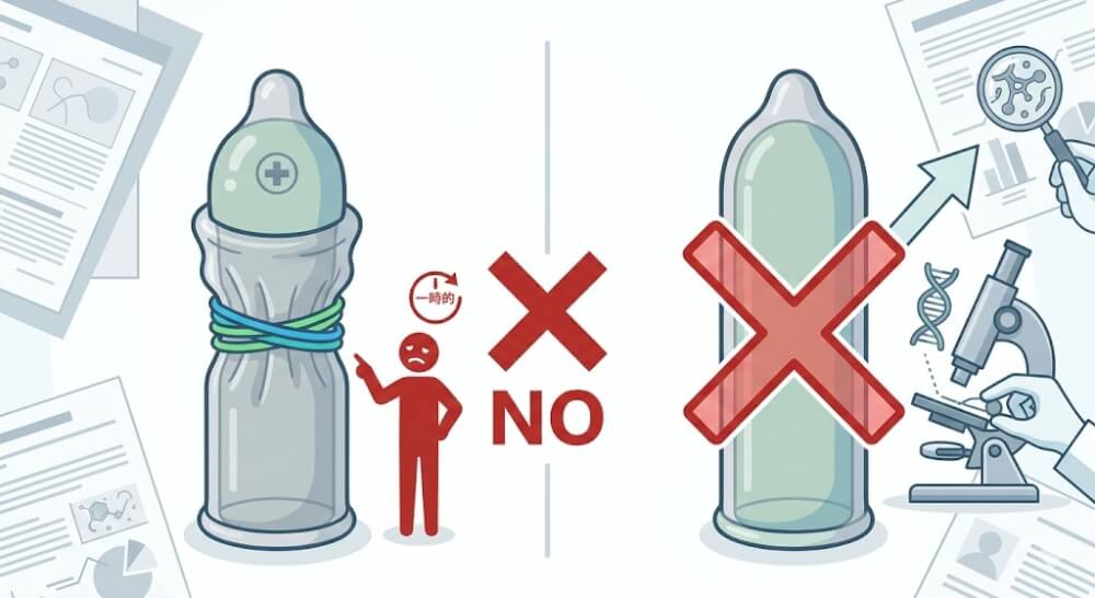 ヘアゴムで包茎が改善しない医学的な理由