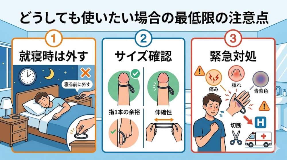 どうしても使いたい場合の最低限の注意点