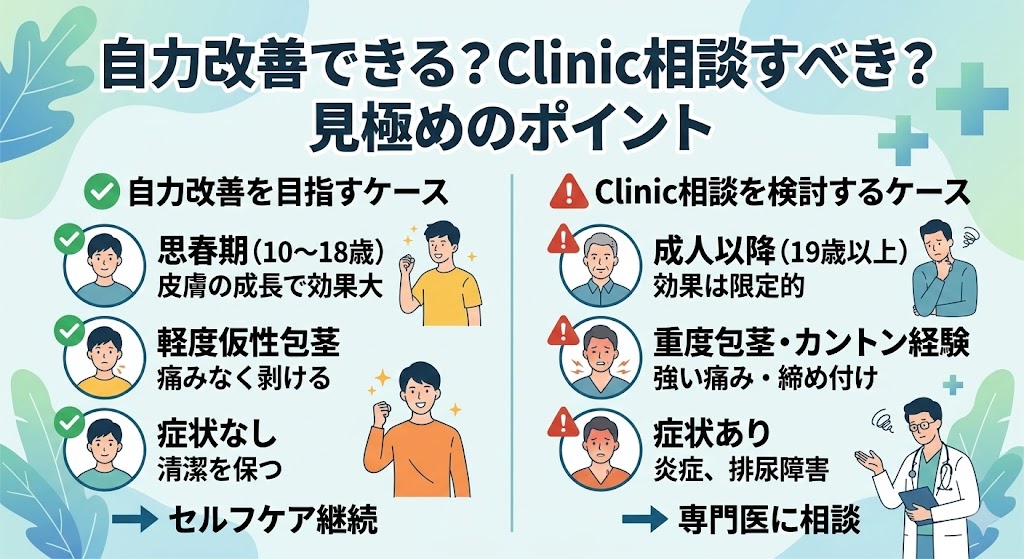 自力改善が見込めるケース・難しいケースの見分け方