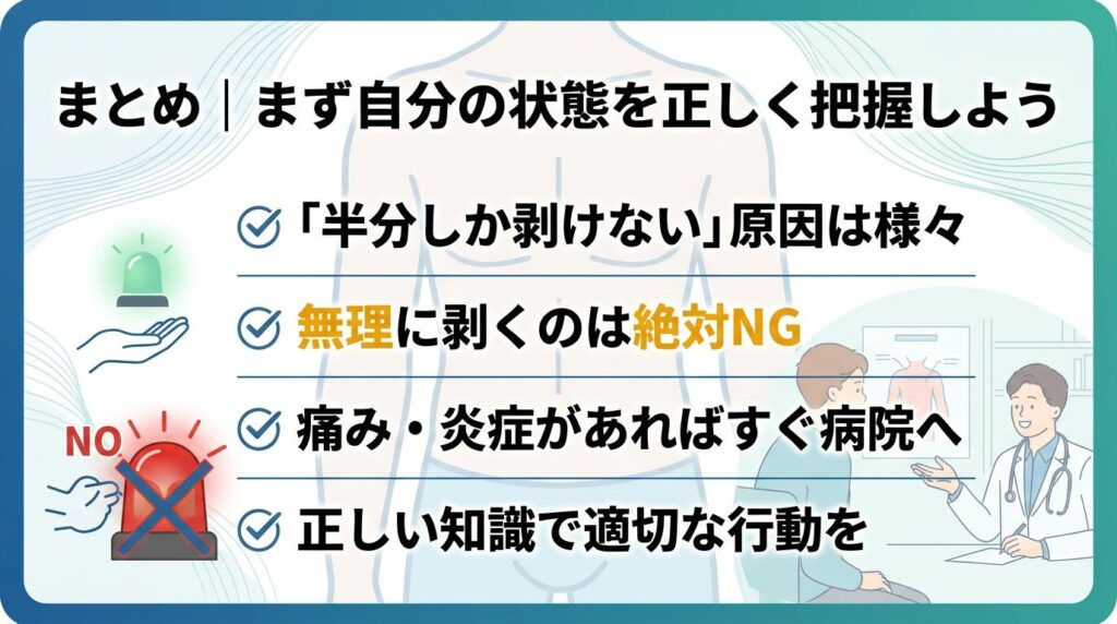 まとめ|まず自分の状態を正しく把握しよう