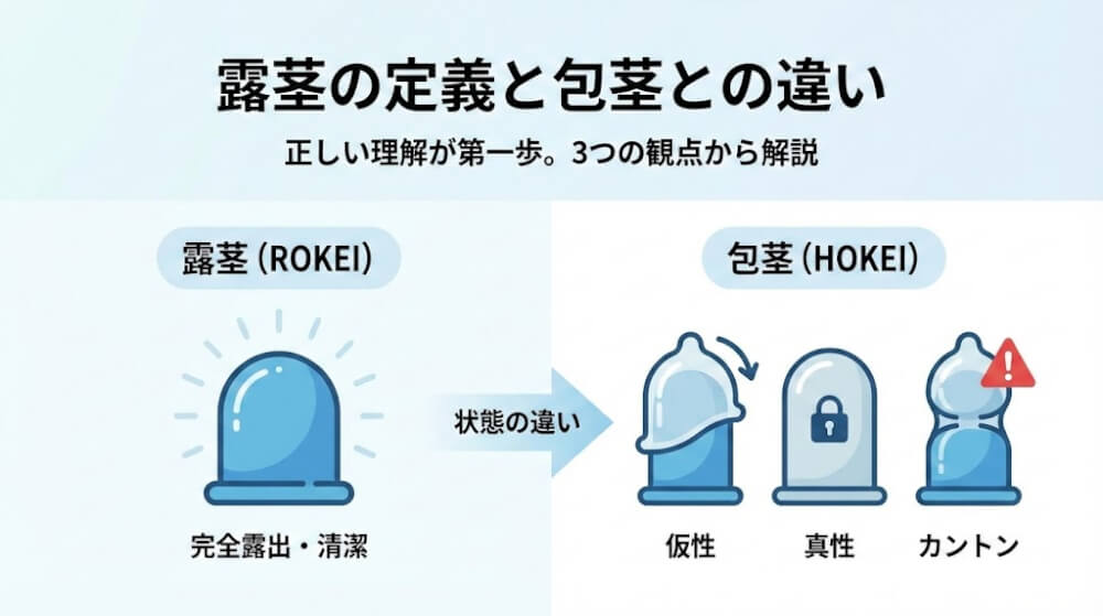 露茎とはどのような状態を指すのか