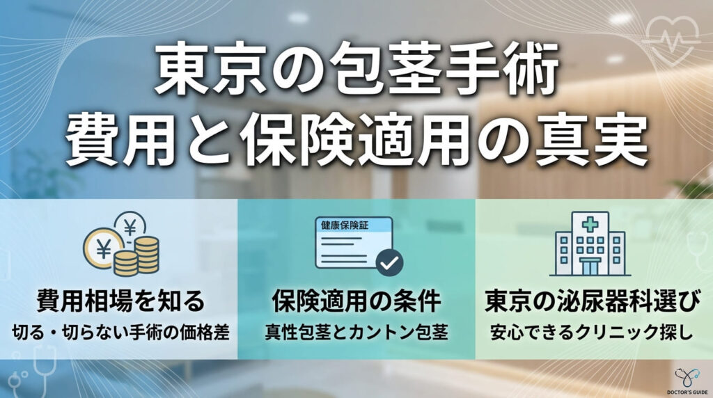 東京の包茎手術の費用相場と保険適用の条件