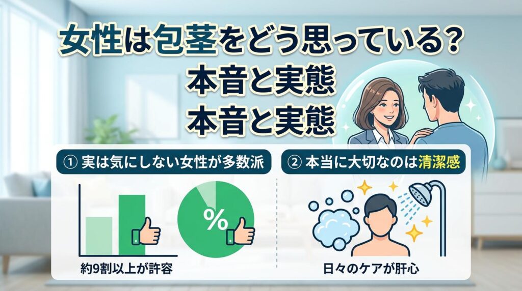 女性は包茎をどう思っている？本音と実態