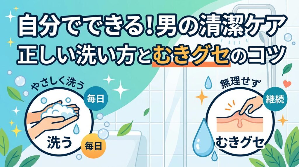 自分でできる清潔ケアと正しい洗い方