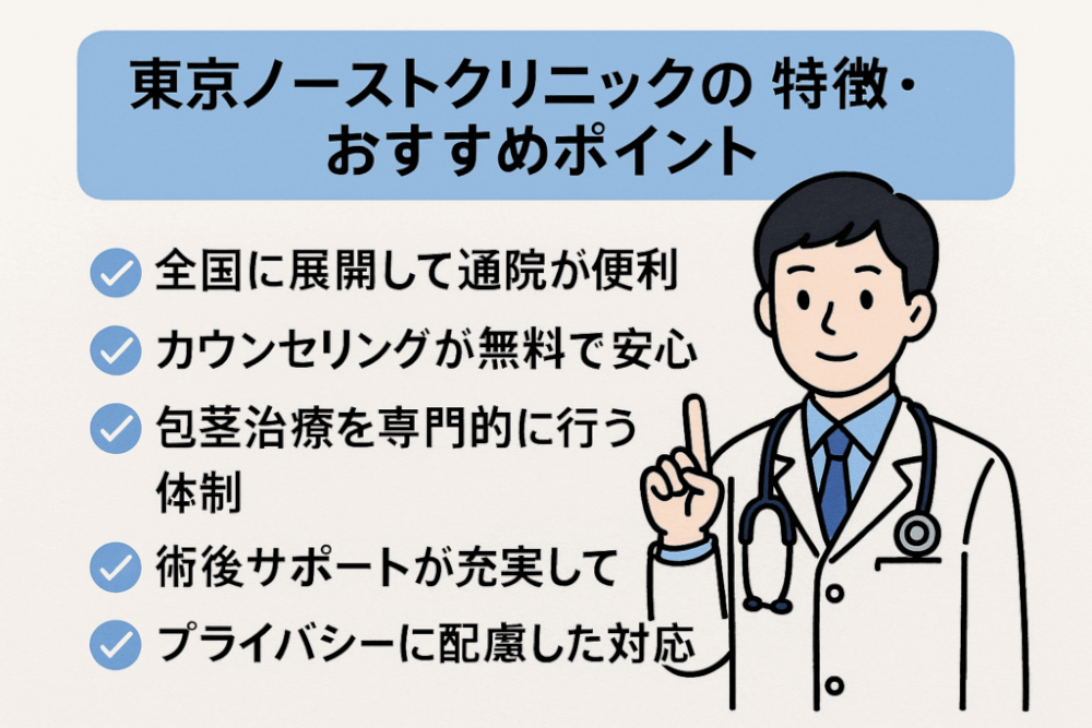 東京ノーストクリニックの特徴・おすすめポイント