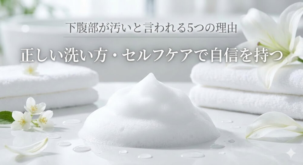 包茎が汚いと言われる5つの理由と正しい洗い方・セルフケア