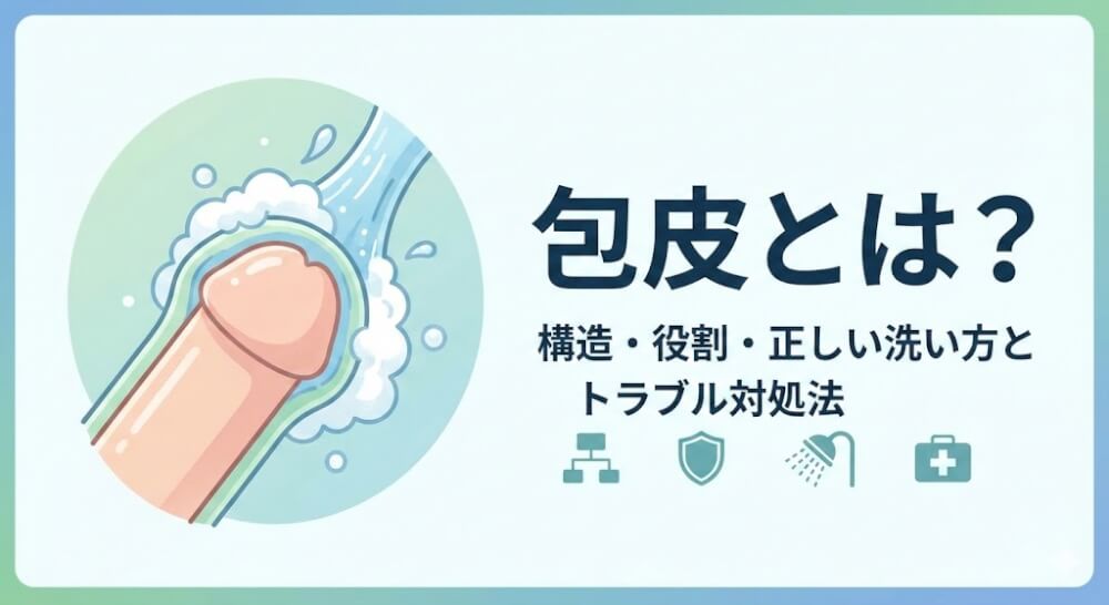 包皮とは？構造・役割・正しい洗い方とトラブル対処法