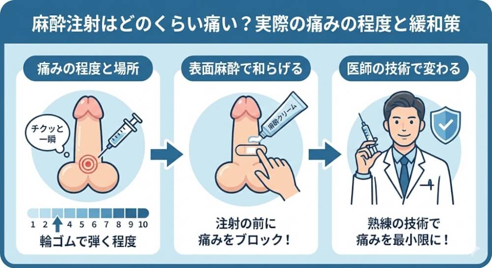麻酔注射はどのくらい痛い？実際の痛みの程度