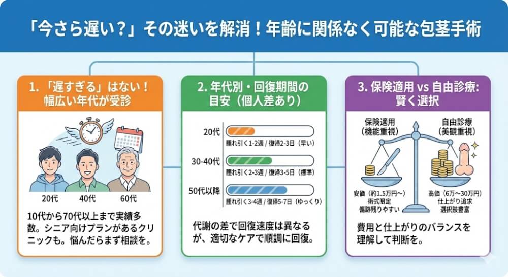 「今さら遅い？」年齢を理由に迷う人へ伝えたいこと