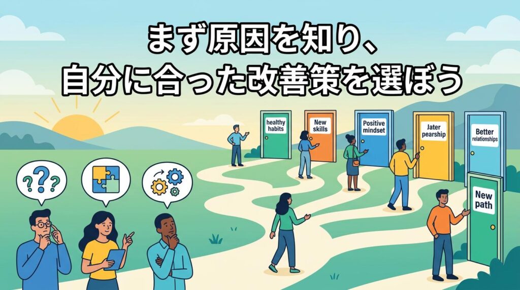 まとめ｜まず原因を知り、自分に合った改善策を選ぼう
