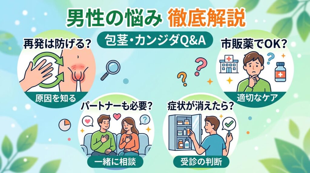 カンジタ・包茎に関するよくある質問