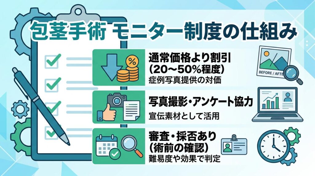 包茎手術のモニター制度とは