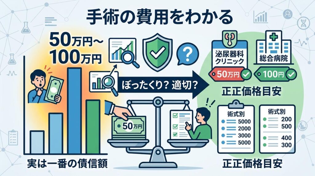 包茎手術で50万はぼったくり？国民生活センターのデータで実態を確認