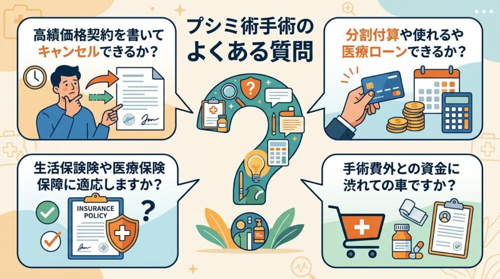 包茎手術の費用に関するよくある質問