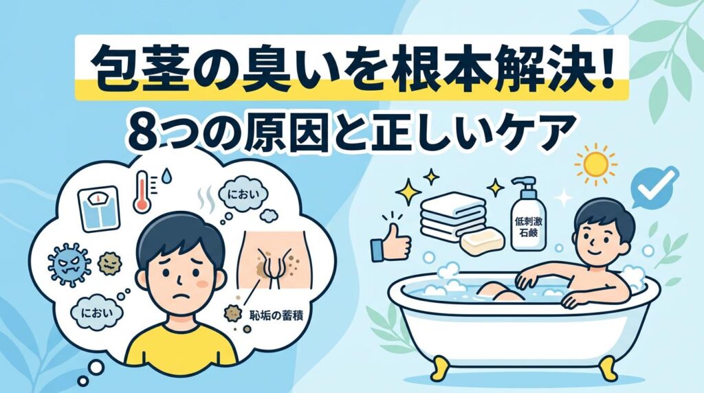 包茎が臭い8つの原因