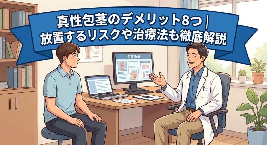 真性包茎のデメリット8つ｜放置するリスクや治療法も徹底解説