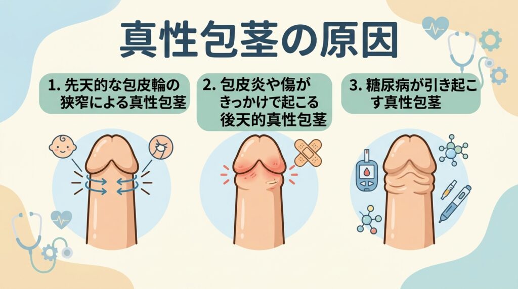 真性包茎の原因