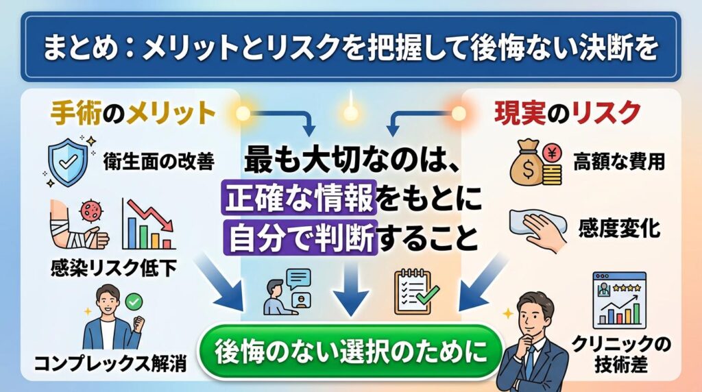 まとめ｜メリットとリスクを把握して後悔ない決断を