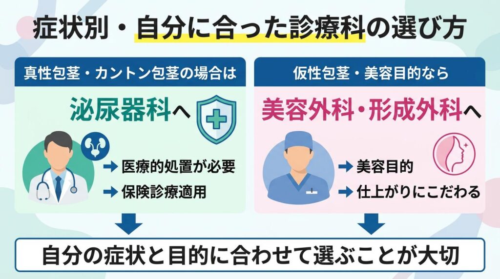 症状別・自分に合った診療科の選び方