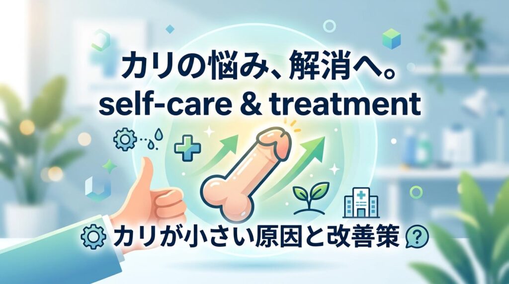 カリが小さい原因と改善策｜自力でできることから治療法まで解説