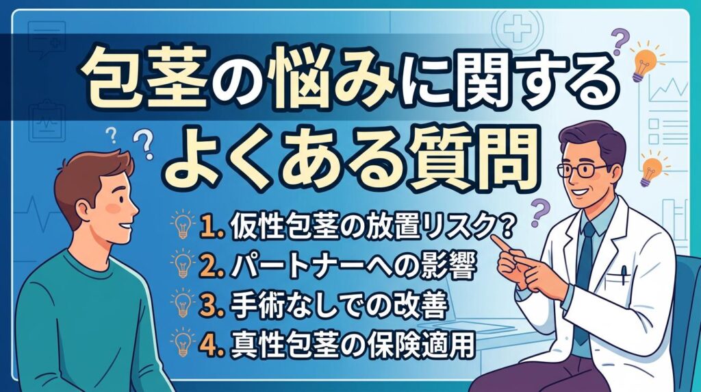 包茎の悩みに関するよくある質問
