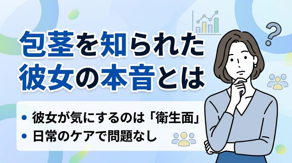包茎を知られた彼女は本当に何を思っているのか