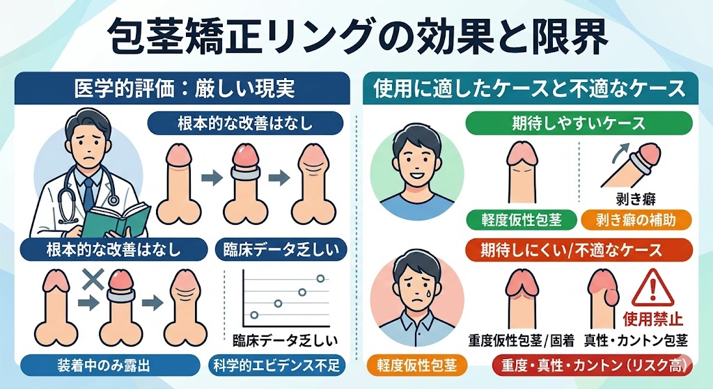 包茎矯正リングに医学的な効果はあるか