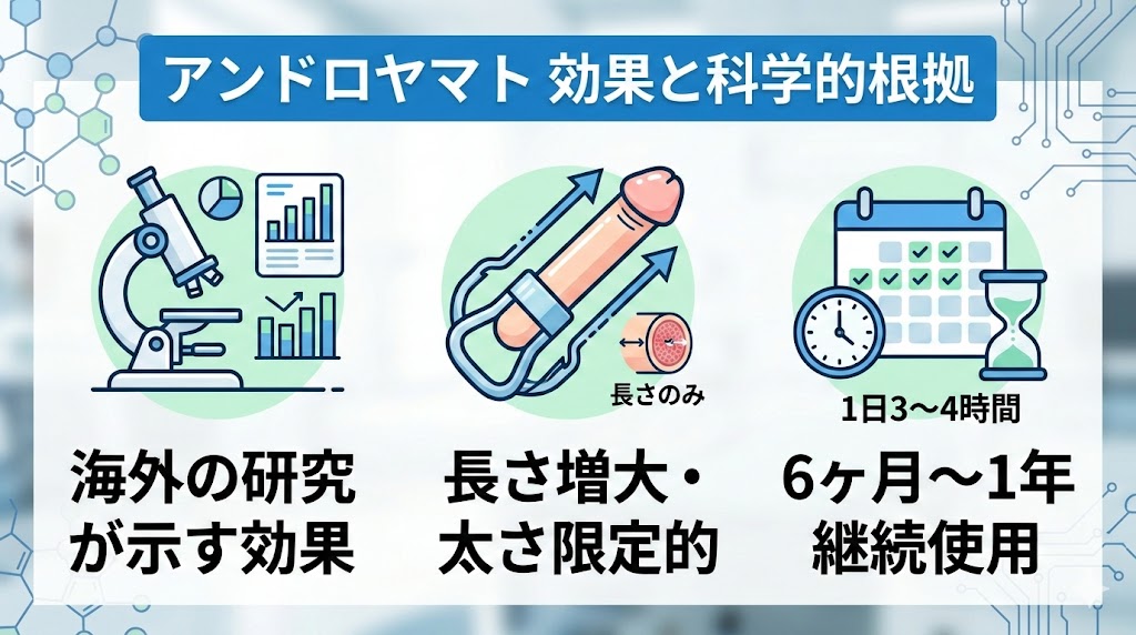 アンドロヤマトの効果と科学的根拠