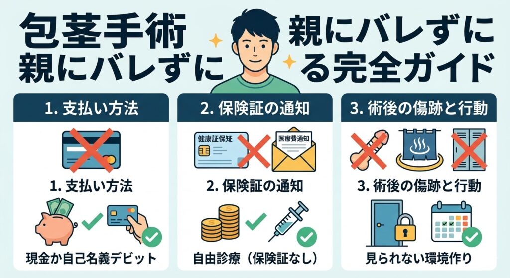 親にバレる原因と完全回避の方法