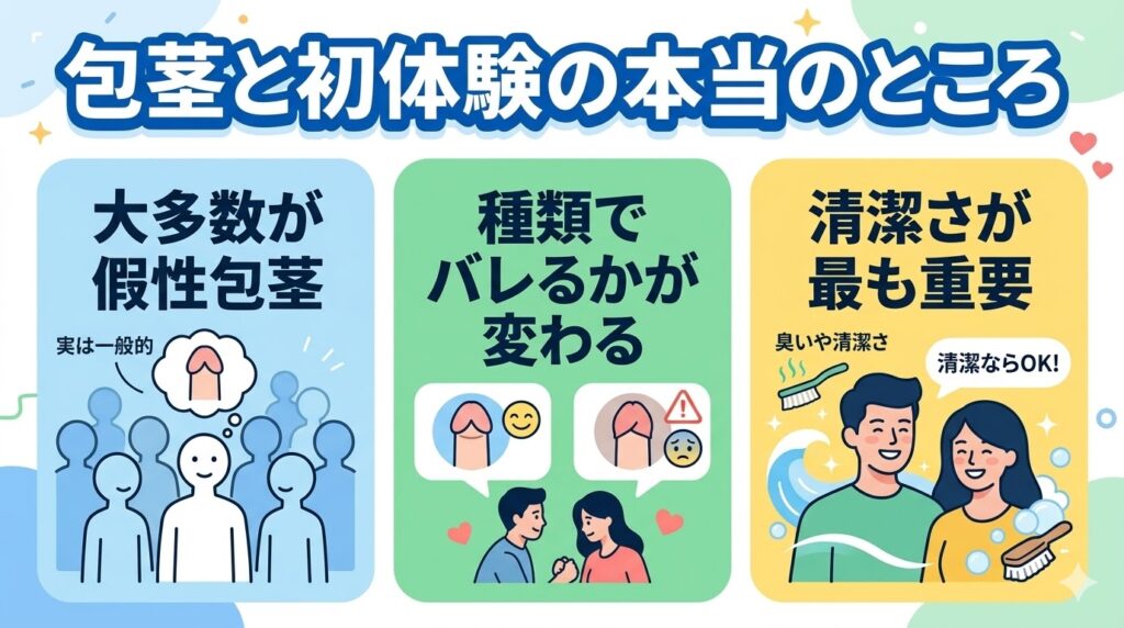 包茎があっても初体験はできる？知っておきたい本当のところ