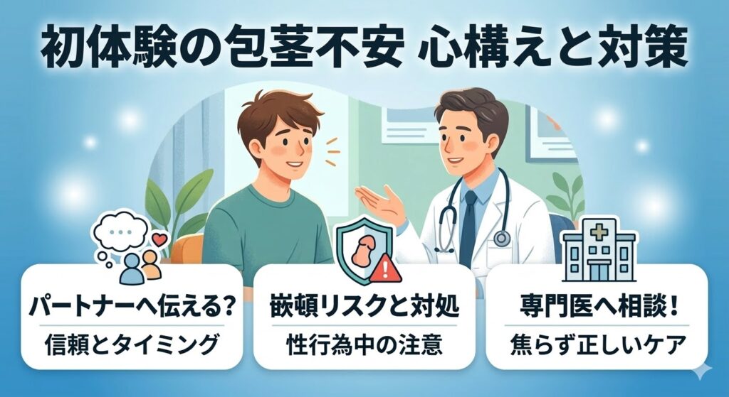 初体験で包茎が気になったときの心構えと実践対策