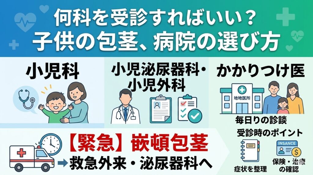 何科を受診すればいい？病院の選び方