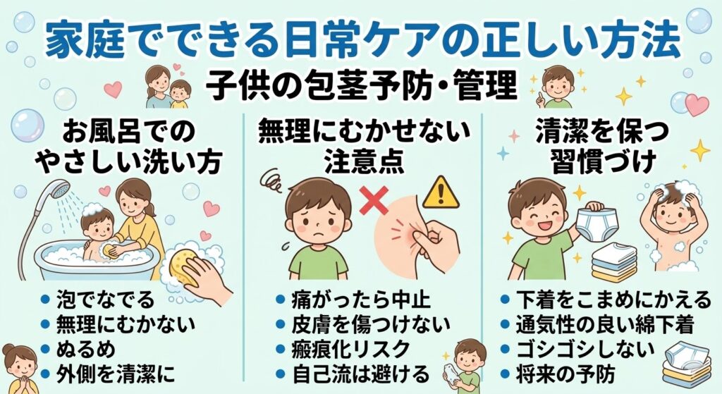 家庭でできる日常ケアの正しい方法
