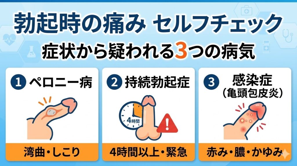 症状から疑われる病気のセルフチェック
