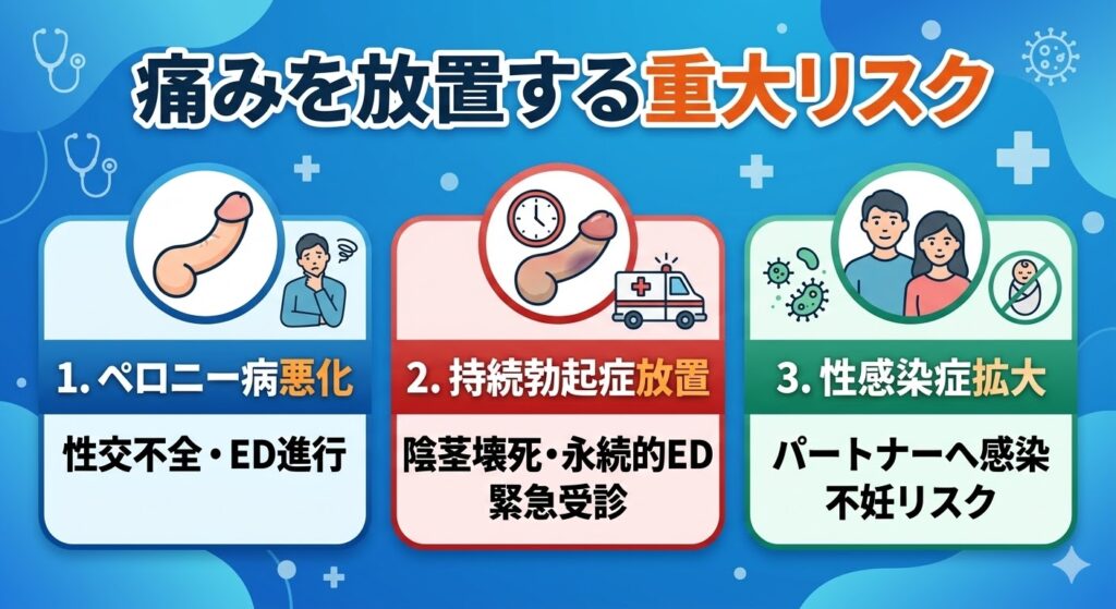 放置するとどうなる？痛みを無視した場合のリスク