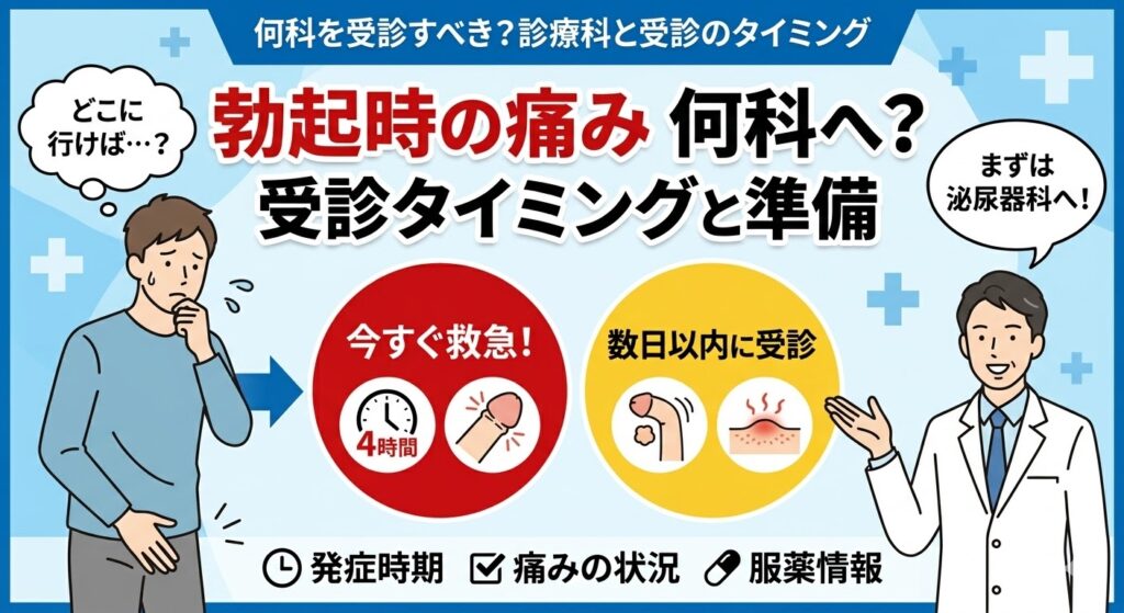 何科を受診すべき？診療科と受診のタイミング