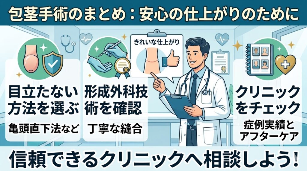 まとめ｜信頼できるクリニックで安心の仕上がりを