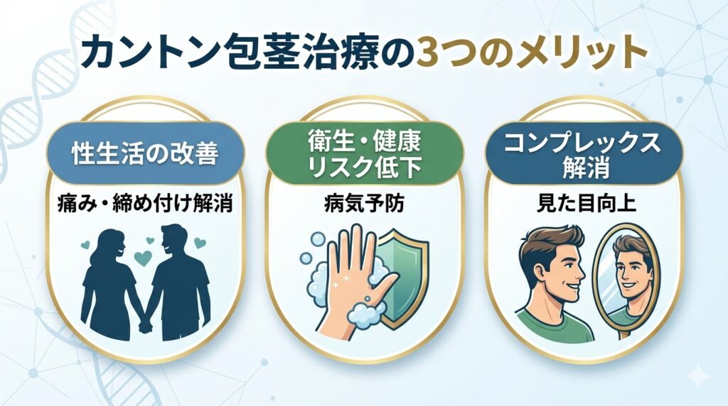 カントン包茎を治療するメリット