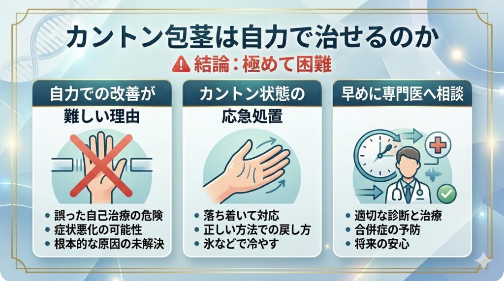 カントン包茎は自力で治せるのか